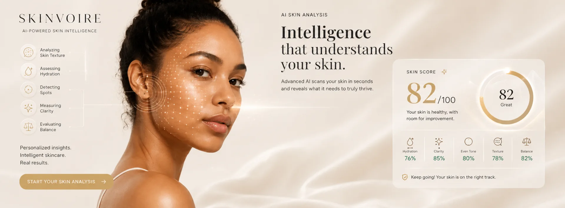 SKINVOIRE — AI-powered skin intelligence